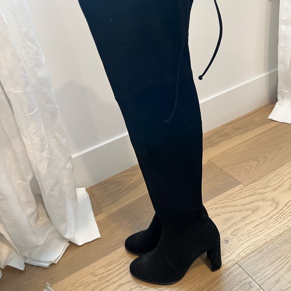 Stuart Weitzman - velvet over the knee boots - Picture 3 of 5